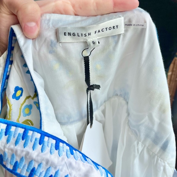 NWT English Factory EMBROIDERED MIDI DRESS - Picture 11 of 13